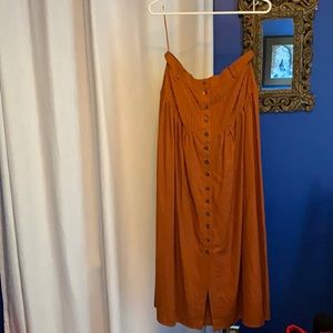 NWT-XXL spell and the gypsy copper rani maxi skirt
